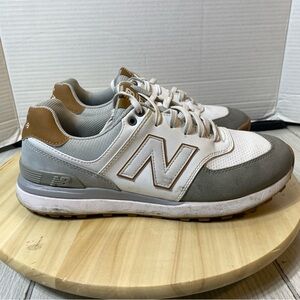 New Balance Golf Shoes 574 Greens V2 Size 9.5 White/Grey